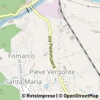 Hartă Pieve Vergonte