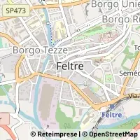 Mapa Feltre