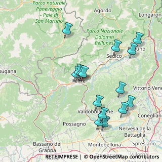 Mappa Via Troiol, 32032 Feltre BL, Italia (15.53)