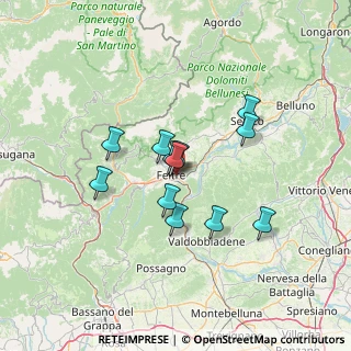 Mappa Via Troiol, 32032 Feltre BL, Italia (10.22083)