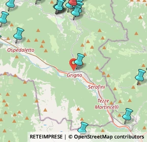 Mappa Viale Trento, 38055 Grigno TN, Italia (6.6075)