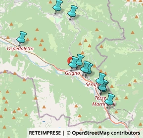 Mappa Viale Trento, 38055 Grigno TN, Italia (3.56455)