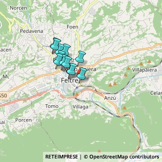 Mappa Contrada di Semeda, 32032 Feltre BL, Italia (1.205)