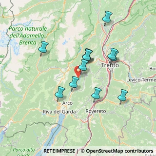 Mappa 38074 Pietramurata TN, Italia (12.57833)