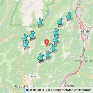 Mappa 38074 Pietramurata TN, Italia (6.55615)