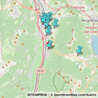 Mappa Via Strada ai Palazzi, 38100 Mattarello TN, Italia (3.74818)