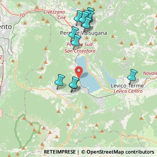 Mappa Strada per Calceranica, 38057 Pergine Valsugana TN, Italia (4.41308)