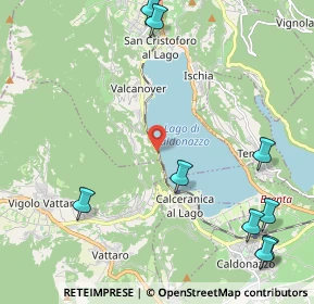 Mappa Strada per Calceranica, 38057 Pergine Valsugana TN, Italia (3.37615)