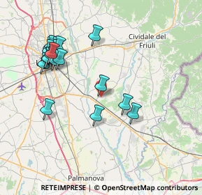 Mappa Via del Pozzo, 33042 Buttrio UD, Italia (8.2065)