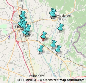 Mappa Via del Pozzo, 33042 Buttrio UD, Italia (7.668)