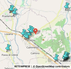 Mappa Via del Pozzo, 33042 Buttrio UD, Italia (3.074)