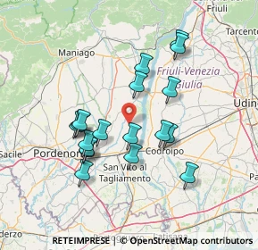 Mappa Via Pascutto, 33098 San Martino Al Tagliamento PN, Italia (12.90111)