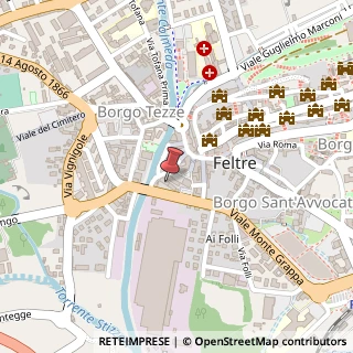 Mappa Via Liberazione, 13, 32032 Feltre, Belluno (Veneto)