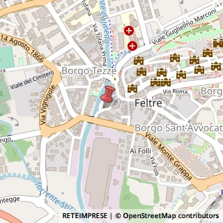 Mappa Via Liberazione, 16, 32032 Feltre, Belluno (Veneto)