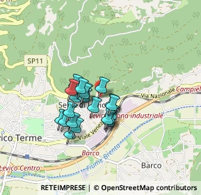 Mappa Via dello Spiazzolo, 38056 Levico Terme TN, Italia (0.61429)