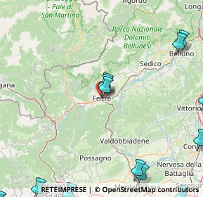 Mappa Via Monte Grappa, 32032 Feltre BL, Italia (31.051)