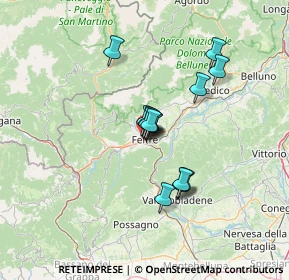 Mappa Via Monte Grappa, 32032 Feltre BL, Italia (9.39)