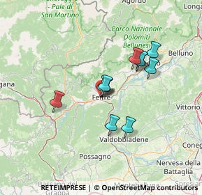 Mappa Via Monte Grappa, 32032 Feltre BL, Italia (10.44455)