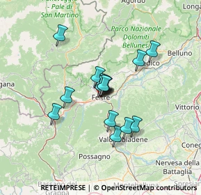 Mappa Via Monte Grappa, 32032 Feltre BL, Italia (8.97938)