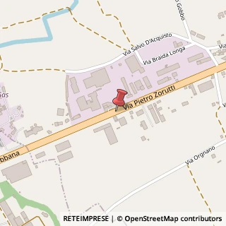 Mappa Via Pietro Zorutti, 109, 33030 Osoppo, Udine (Friuli-Venezia Giulia)