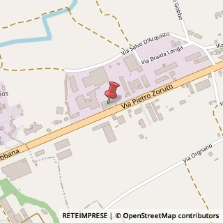 Mappa Via Pietro Zorutti, 94, 33030 Campoformido, Udine (Friuli-Venezia Giulia)