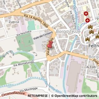 Mappa Via Vignigole, 8, 32032 Feltre, Belluno (Veneto)