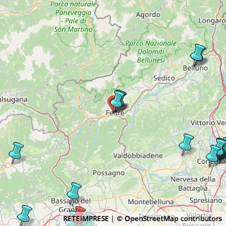 Mappa Via Vignigole, 32032 Feltre BL, Italia (29.064)