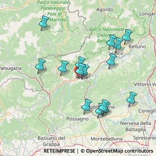 Mappa Via delle Industrie, 32032 Feltre BL, Italia (15.47733)