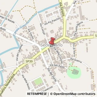 Mappa Piazza Roma, 27/25, 33039 Sedegliano, Udine (Friuli-Venezia Giulia)
