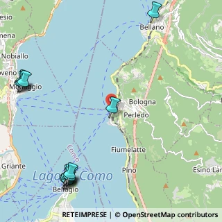 Mappa Via Riva Di Gittana, 23829 Varenna LC, Italia (3.26214)