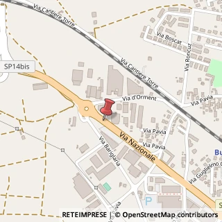 Mappa Via Nazionale, 20/B, 33042 Buttrio, Udine (Friuli-Venezia Giulia)