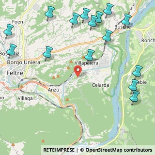 Mappa Via delle Sorgenti, 32032 Feltre BL, Italia (3.00467)