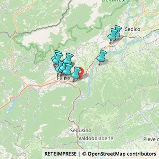 Mappa Via delle Sorgenti, 32032 Feltre BL, Italia (5.205)