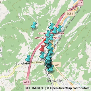 Mappa Via Passo di Buole, 31029 Vittorio Veneto TV, Italia (0.80769)
