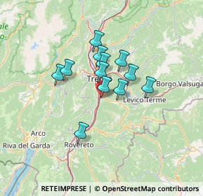 Mappa Via Pomeranos, 38100 Mattarello TN, Italia (9.44917)