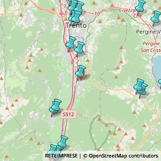 Mappa Via Pomeranos, 38100 Trento TN, Italia (6.5055)