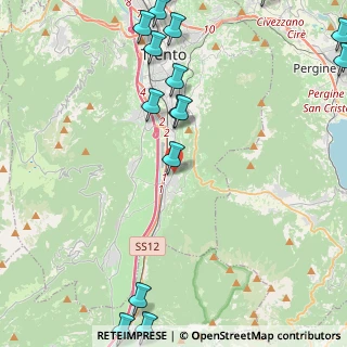 Mappa Via Pomeranos, 38100 Trento TN, Italia (6.27118)