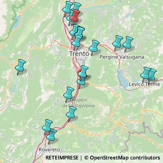 Mappa Via Pomeranos, 38100 Trento TN, Italia (9.6415)