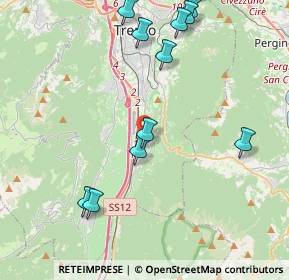 Mappa Via Pomeranos, 38100 Trento TN, Italia (4.58364)