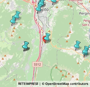 Mappa Via Pomeranos, 38100 Mattarello TN, Italia (6.2685)