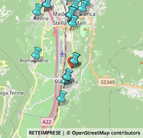 Mappa Via Pomeranos, 38100 Mattarello TN, Italia (2.341)