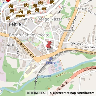 Mappa Viale Piave, 2, 32032 Feltre, Belluno (Veneto)
