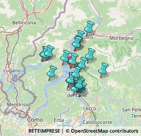 Mappa Via Imbarcadero, 23829 Varenna LC, Italia (9.4405)