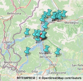 Mappa Via alla Riva, 23829 Varenna LC, Italia (11.465)