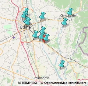 Mappa Via d'Orment, 33042 Buttrio UD, Italia (7.1575)