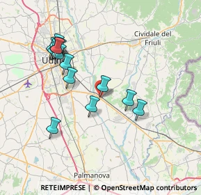 Mappa Via Guglielmo Oberdan, 33042 Buttrio UD, Italia (7.23071)