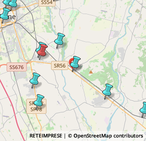 Mappa Via Guglielmo Oberdan, 33042 Buttrio UD, Italia (6.29571)