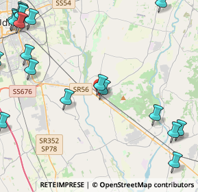 Mappa Via Guglielmo Oberdan, 33042 Buttrio UD, Italia (6.598)