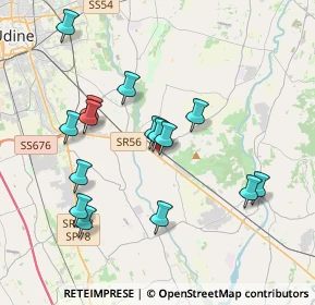 Mappa Via Guglielmo Oberdan, 33042 Buttrio UD, Italia (3.63667)