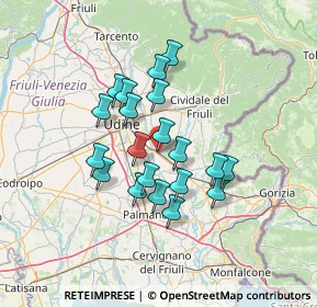 Mappa Via Guglielmo Oberdan, 33042 Buttrio UD, Italia (10.816)